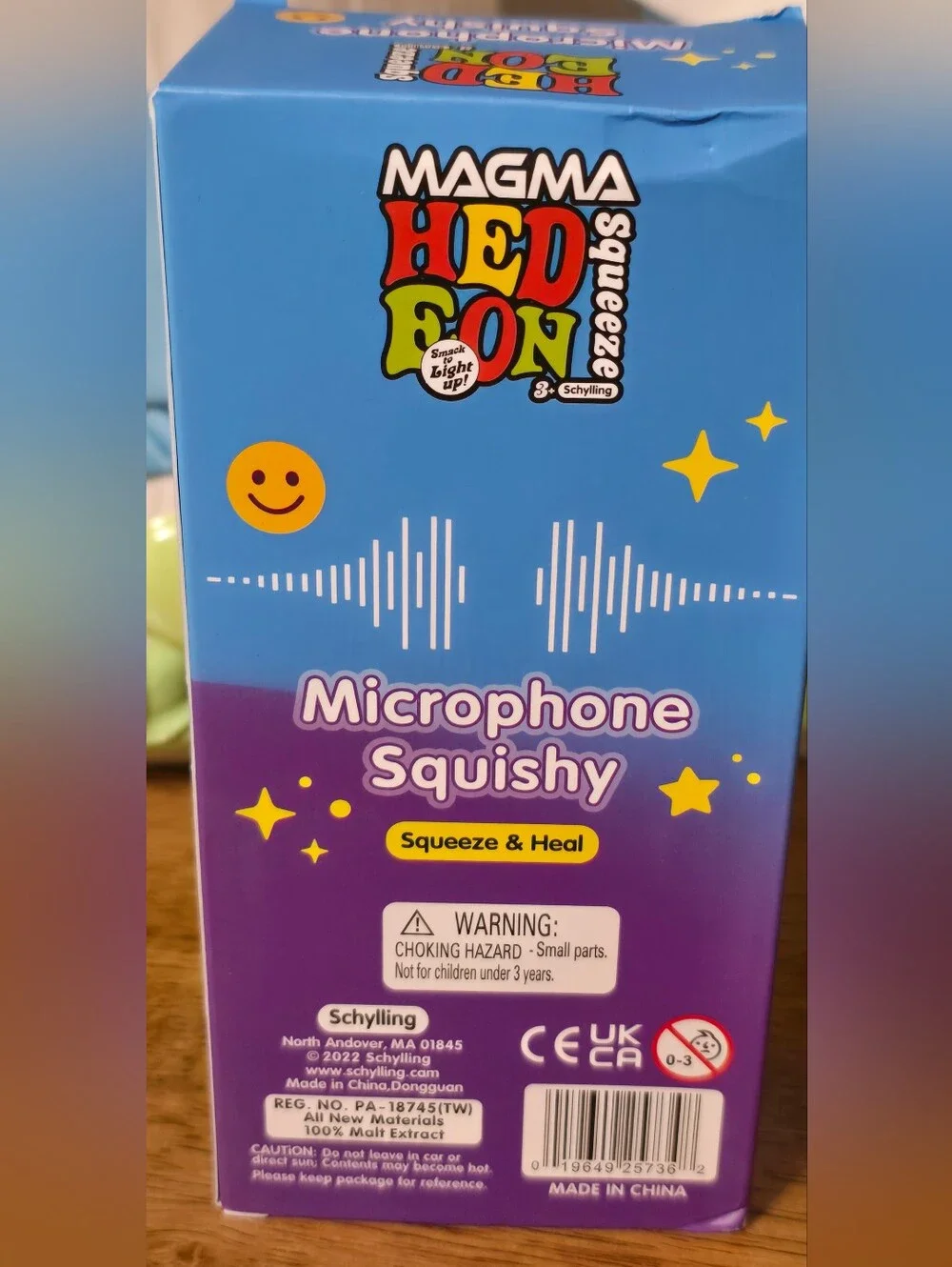 Pink Microphone Squishy Toy